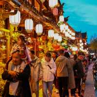 The Night View at Lijiang Old Town