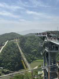 산자락에 아름다운 정원과 🌉 출렁다리에서 자연 풍경을 한눈에 보실수 있는 원주 봄여행지 추천
