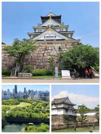 「大阪城：歷史古城與自然美景」