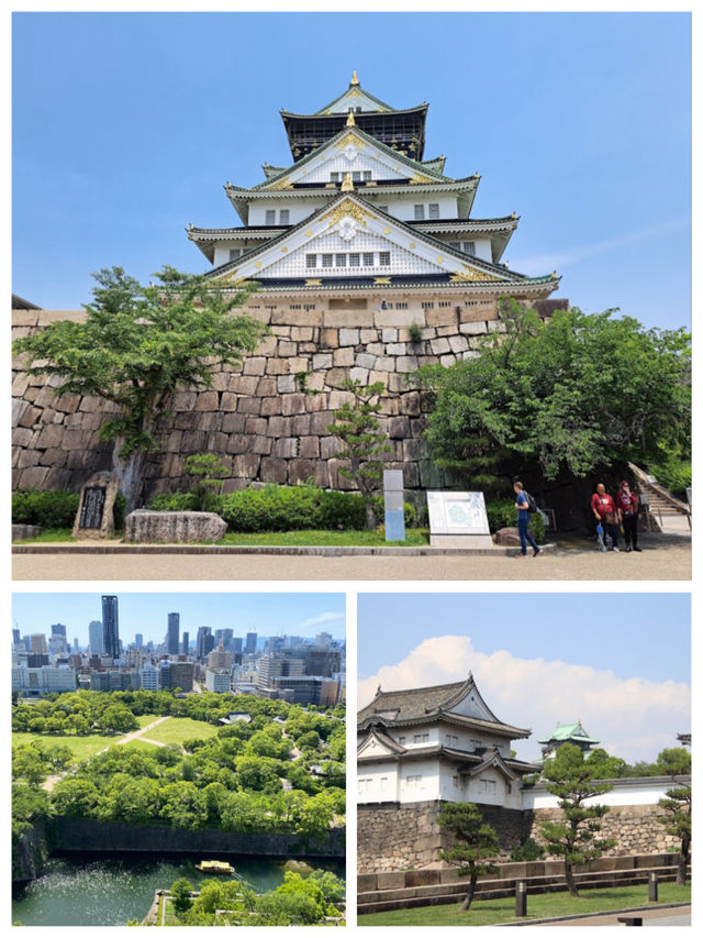 「大阪城：歷史古城與自然美景」