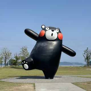 熊本＊可以見到6公尺高大熊本熊的熊本熊港八代