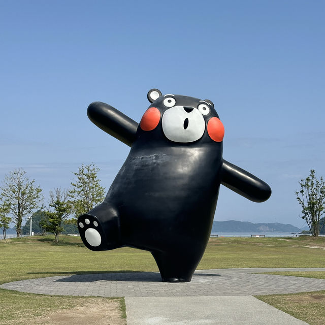 熊本＊6メートルのBIGくまモンに会えるくまモンポート八代