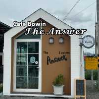 ร้านคาเฟ่ มินิมอล บ่อวิน ”𝓣𝓱𝓮 𝓐𝓷𝓼𝔀𝓮𝓻 “