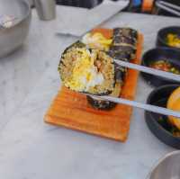 거제도 오면 꼭 맛봐야하는 해물라면 &전복김밥 맛집 📍한끼 거제장승포점