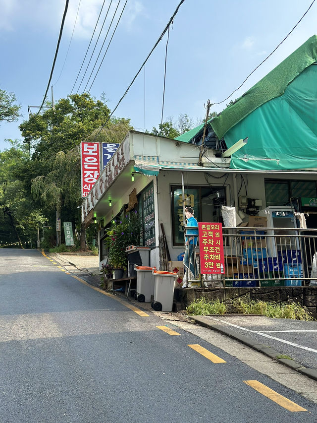 안양예술공원 계곡뷰에서 먹을 수 있는 백숙 🍗