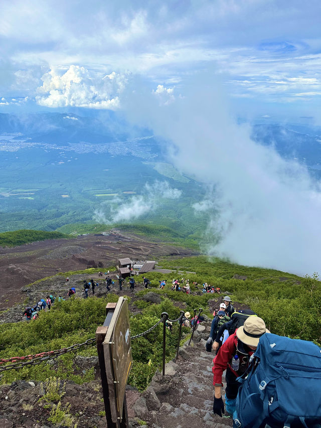 日本東京-攀登富士山 吉田路線