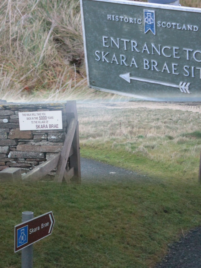 Braving the Elements: Exploring Scotland's Ancient Neolithic Town of Skara Brae