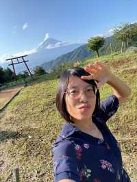Perfect glimpses of Fuji-yama! 
