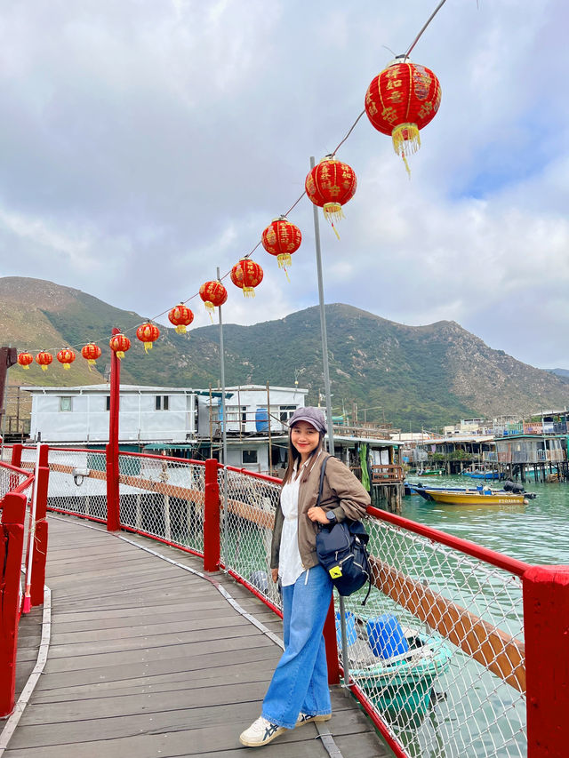 หมู่บ้านชาวประมง Tai O ที่เกาะลันเตา,ฮ่องกง