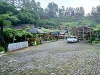 Active volcano of Mount Sinabung