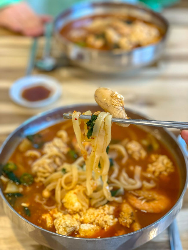 강문해변 근처 장칼국수 맛집