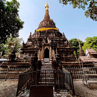 位於清邁市的緬甸-大泰藝術寺廟。
