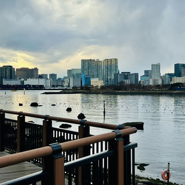 打卡日本東京台場海濱公園