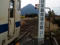 搭乘指宿玉手箱號，遊指宿溫泉，山川站騎自行車遊長崎鼻