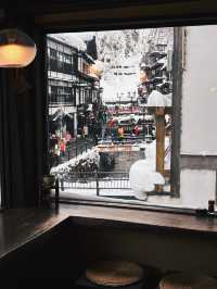 Day and night light at Ginzan onsen🇯🇵