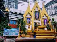 泰國曼谷市中心湄南河畔著名古跡皇家寺廟景點：Wat Pha Si，百年歷史古跡寺廟，適合打卡拍照📸冥想