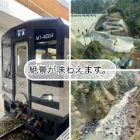 【熊本県🇯🇵高森駅】ワンピース好きにはたまらない☺️キャラクターに会える場所