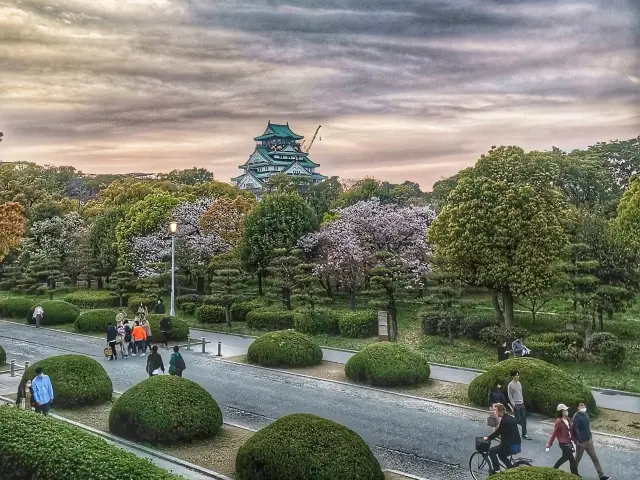 Where Osaka’s Warrior Spirit and Spring’s Softness Collide—A Must For First-time Visitors.