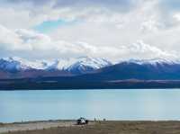 紐西蘭南島｜Lake Pukaki｜Mount Cook 必經夢幻公路：80號公路