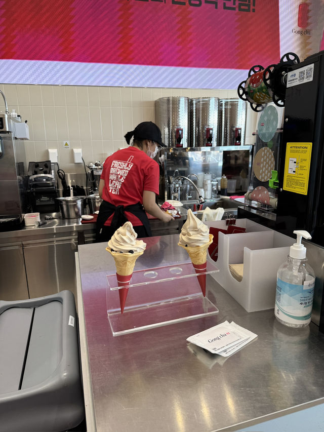 【韓国旅行】話題の韓国限定タピオカアイス‪🍦‬