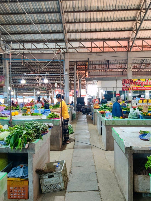 ตลาดสดม่วงงาม สิงหนคร สงขลา