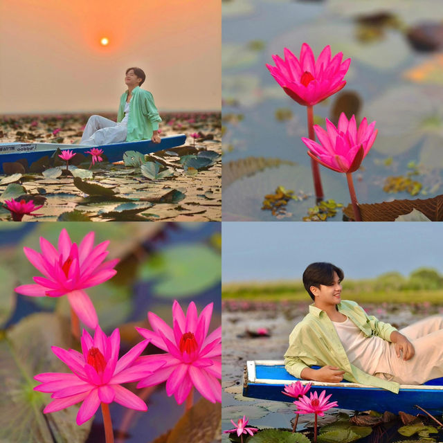 ทะเลบัวแดง กุมภวาปี ใน Unseen Thailand 🫶🏻🪷