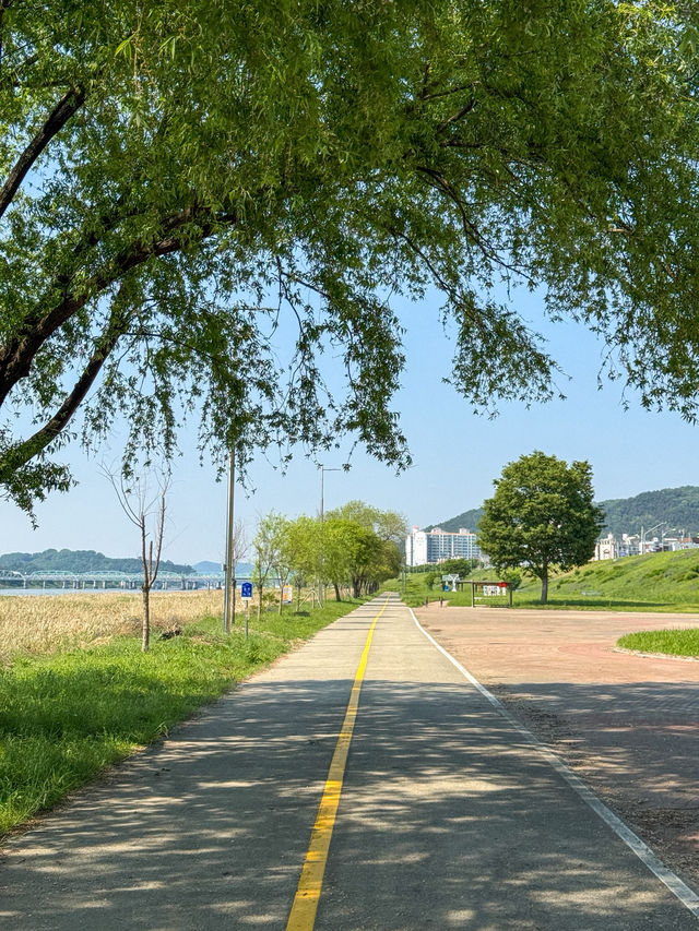 산책하기 좋은 ‘흰가람둔치’