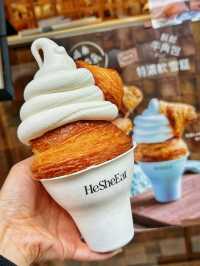 Croissant Meets Ice Cream Heaven at HeSheEat, Hong Kong