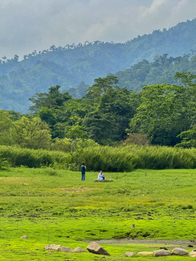 อ่างเก็บน้ำทรายทอง ช่วงฤดูฝน 🏞️🌧️