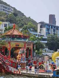 The Tin Hau and Kwun Yum Statues