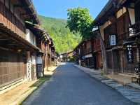 停滯時光的古道驛站〔妻籠宿〕☁️🕰️