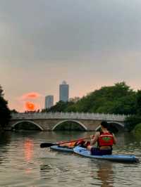SUP & Serenity: Paddleboarding at Haizhu Lake Park