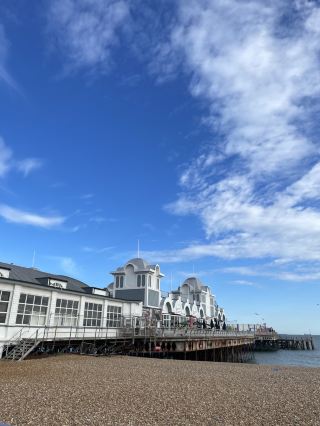 🏖️🌊 포츠머스의 바다에서 느끼는 사우스시 분위기