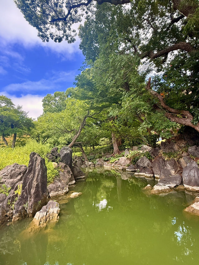 東京｜東京最美的清澄庭園 三菱創辦人的插柳成蔭