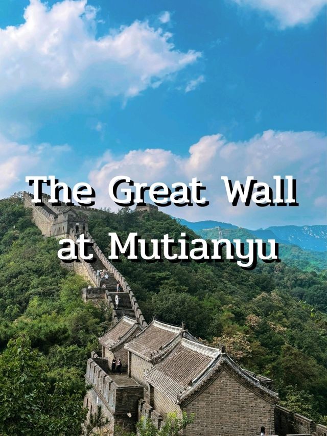 The Great Wall at Mutianyu @ Beijing The Great Wall at Mutianyu @ Beijing