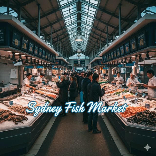 Sydney Fish Market 🐠🐟🦐