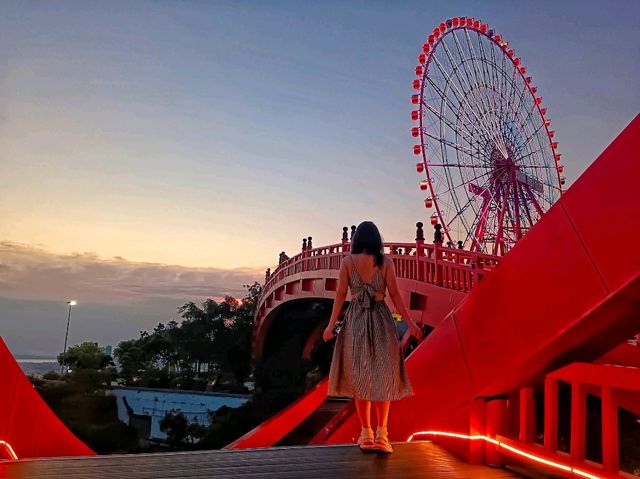 บรรยากาศกลางคืน  Sun Wheel บรรยากาศกลางคืน  Sun Wheel
