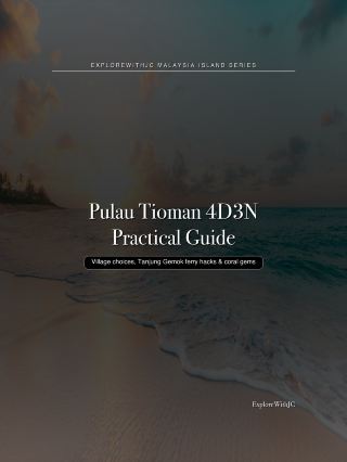 Pulau Tioman 4D3N Practical Guide: Village Choice, Ferry Hacks & Hidden Gems 🏝️🐢