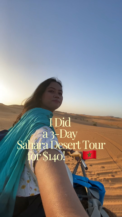 I Did a 3-Day Sahara Desert Tour for $140! 🐪🇲🇦
