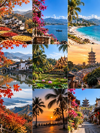 🍁✈️ 8 Tempat yang Wajib Dikunjungi di China Bulan November Ini — Warna-warna Musim Gugur, Liburan di Tepi Danau & Sinar Matahari Tropis