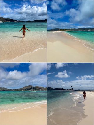 Paradise on Earth exists! And it's Sandy Island in Grenada 🇬🇩