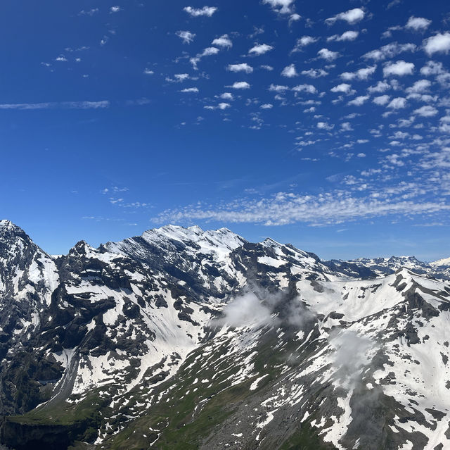 Scenic journey to Schilthorn, Switzerland 