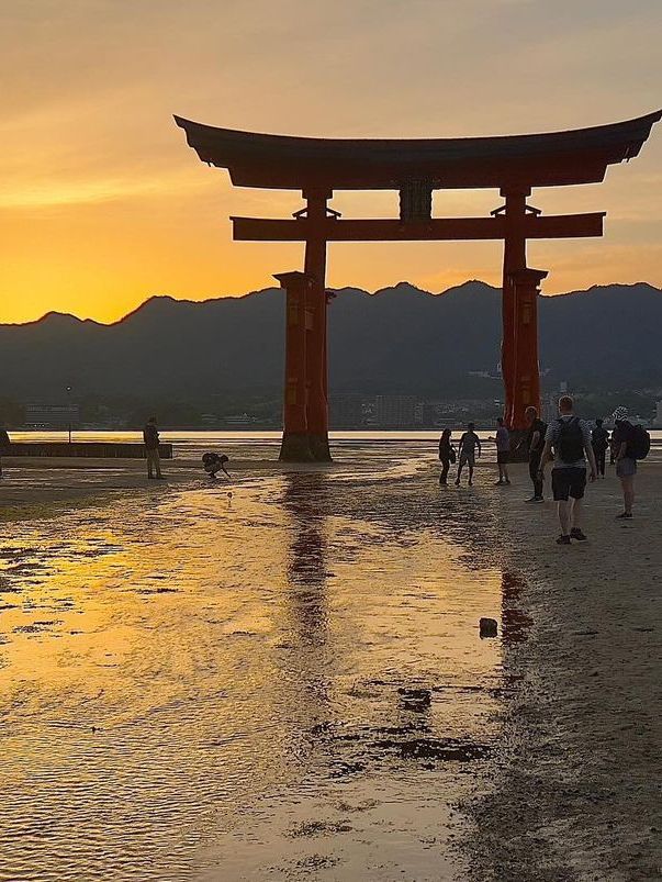 이쓰쿠시마 사원과 대새문: 바다 위 일본의 상징 🌊⛩️