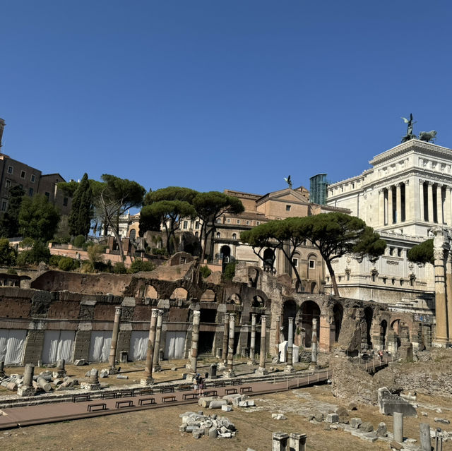 The Colosseum - Echoes of the ancient warriors in every step 👣🗡️.