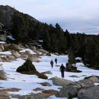 snowshoes in the Pyrenees