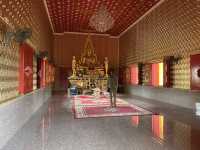 Stunning golden temple in Ranong