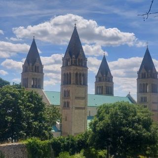 Pécs, the city center is gorgeous.