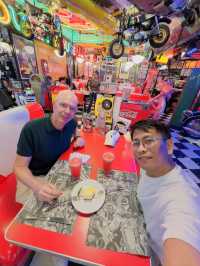 Fuel up on flavor and nostalgia at Makati’s most iconic diner 🇵🇭🍔⛽