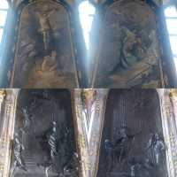 The churches are very nice in Győr, Hungary