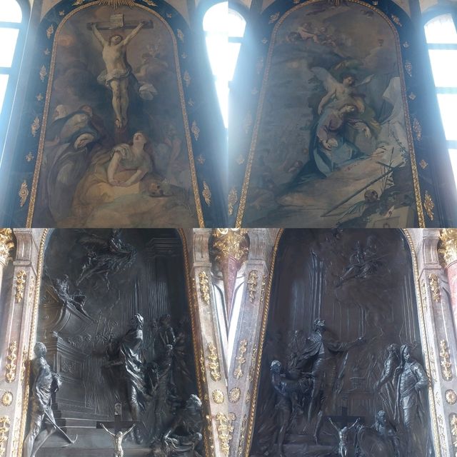 The churches are very nice in Győr, Hungary